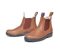 Blue Heeler Damen Chelsea Boots Brisbane mit Lammfell Cognac 45