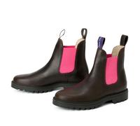 Blue Heeler Damen Chelsea Boots Jackaroo Braun/Pink 36