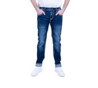 Blue Monkey Jeans Freddy 40105 Slim Fit Bold Contrast Stitch (DE/NL/SE/PL, Bundweite & Schrittlänge, 31, 30, Blau)