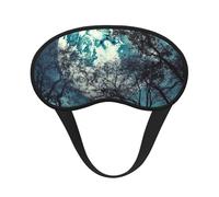 Blue Moon Schlafmaske zum Seitenschlafen, lichtblockierende Nachtmaske, Augenmaske für Damen und Herren, weicher und bequemer Schatten für Reisen, Nickerchen
