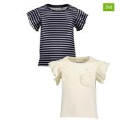Blue Seven 2er Set: Shirts in Dunkelblau - Größe 104 | Kinder Oberteile