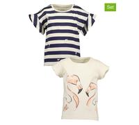 Blue Seven 2er Set: Shirts in Dunkelblau - Größe 116 | Kinder Oberteile