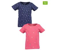 Blue Seven 2er Set: Shirts in Dunkelblau - Größe 116 | Kinder Oberteile