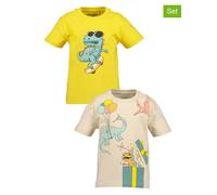 Blue Seven 2er Set: Shirts in Gelb - Größe 116 | Kinder Oberteile