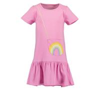 Jerseykleid BLUE SEVEN, Mädchen, Gr. 98, N-Gr, azalee, Jersey, Obermaterial: 100% Baumwolle, bedruckt, unifarben, Basic knieumspielend, Rundhals, Kleider Jerseykleid (24677427-98) azalee