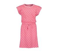 Jerseykleid BLUE SEVEN "Blue Seven Mädchen Sommerkleid kurzarm mit Bindeband", Mädchen, Gr. 164, 4100, azalee, 100% Baumwolle, normal, Rundhals, Kleider Jerseykleid (58734900-164) 4100, azalee