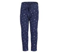 Sweathose BLUE SEVEN, Mädchen, Gr. 98, N-Gr, dk blau, Sweatware, Obermaterial: 80% Baumwolle, 20% Polyester, bedruckt, Basic lang, Hosen Sweathose (13374325-98) dk blau