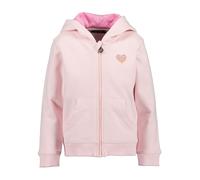 Kapuzensweatjacke BLUE SEVEN, Mädchen, Gr. 98, rosa, Sweatware, Obermaterial: 100% Baumwolle, bedruckt, unifarben, Basic normal, Rundhals, Rippbündchen, Sweatjacken (55709529-98) rosa