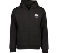 Blue Seven - Sweatjacke, Kapuze, Reißverschluss, schwarz Schwarz - Gr. - M