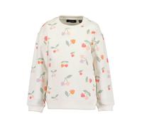 Sweatshirt BLUE SEVEN, Mädchen, Gr. 98, sanftes weiß, Sweatware, Obermaterial: 100% Baumwolle, bedruckt, Basic normal, Rundhals, Rippbündchen, Sweatshirts Sweatshirt (88705010-98) sanftes weiß