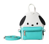 Blue Sky Studios Hello Kitty Mini-Rucksack, kleine Kawaii-Luxus-Tasche mit verstellbaren Trägern, süße Geschenke Merchandise und Zubehör, Pochacco, S, Pochacco