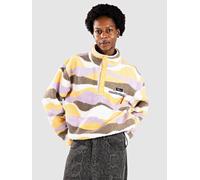 Blue Tomato Wavy Polar Teddy Half-Zip Fleece Pullover flow pink Damen Gr. L