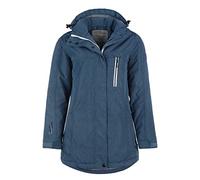 Blue Wave Damen Funktionsjacke Carla - Jacke Regenjacke Funktionsmantel in Steel Blue Größe 38