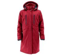 Blue Wave Damen Funktionsmantel Marie mit abnehmbarer Kapuze - Wasserdichter Outdoor-Mantel in Granat Rot Größe 42