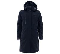 Blue Wave Damen Funktionsmantel Marie mit abnehmbarer Kapuze - Wasserdichter Outdoor-Mantel in Schwarz Größe 48