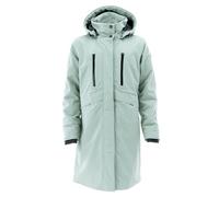 Blue Wave Damen Funktionsmantel Marie mit abnehmbarer Kapuze - Wasserdichter Outdoor-Mantel in Seagrass Größe 38