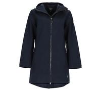 Blue Wave Damen Funktionsparka Nicci mit verstellbarer Kapuze - Funktionsjacke wasserdicht, winddicht, atmungsaktiv in Marine Größe 44