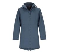 Blue Wave Damen Funktionsparka Nicci mit verstellbarer Kapuze - Funktionsjacke wasserdicht, winddicht, atmungsaktiv in Steel Blue Größe 42