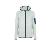 BLUE WAVE Damen Strickfleecejacke mit Kapuze Lotte - 46 / mint