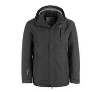 Blue Wave Herren Funktionjacke Chris - Jacke Outdoorjacke mit abnehmbarer Kapuze in Anthrazit Größe 5XL
