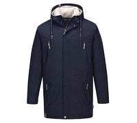 Blue Wave Herren Funktionsparka Jacke Kuddel - Parka Winterjacke Outdoorjacke Funktionsjacke in Marine Größe M