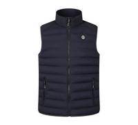 Blue Wave Herren Steppweste Max in Daunenoptik - Gesteppte Weste mit Stehkragen in Marine Größe 3XL