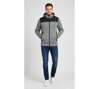 Blue Wave Herren Strickfleecejacke mit Kapuze Fabio 1103 - 3XL / grau