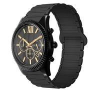 Blueshaweu 18MM 20MM 22MM Armband Kompatibel mit Michael Kors Uhr, Silikon Ganz Magnetisch Einstellbar Uhrarmband Kompatibel für Michael Kors Gen 6 44mm Bradshaw, MKGO, Runway, Sofie (schwarz, 22MM)