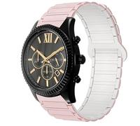 Blueshaweu 18MM 20MM 22MM Armband Kompatibel mit Michael Kors Uhr, Silikon Ganz Magnetisch Einstellbar Uhrarmband Kompatibel für Michael Kors Gen 6 44mm Bradshaw, MKGO, Runway, Sofie