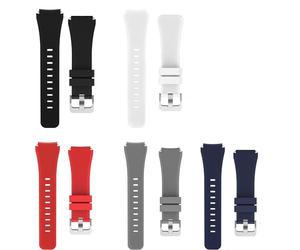 Blueshaweu 22mm Armband Kompatibel Für Casio Watch, Sport Silikon Ersatz Uhrenarmband Kompatibel mit Casio MDV106-1AV / MDV107 / MTP-VD01 (5 pack)