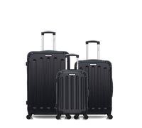 BLUESTAR BLUESTAR - 3er-Pack - Großer Koffer, mittelgroßer Koffer und Handgepäck MADRID - schwarz