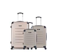 BLUESTAR BLUESTAR - 3er-Pack - Großer Koffer, mittelgroßer Koffer und Handgepäck OPERA - beige