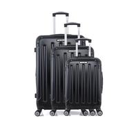 BLUESTAR BLUESTAR - 3er-Set: Hartschalenkoffer TUNIS B - schwarz