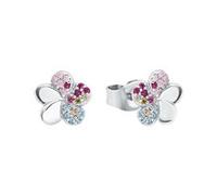 Blüten Ohrstecker aus 925er Silber mit Zirkonia