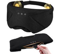 Bluetooth Schlafmaske mit Kopfhörern für Frauen und Männer,Totale Blackout Schlaf Augenmaske mit Reißverschluss Weiche Schlafende Kopfhörer zum Schlafen, die ganze Nacht Komfort für das Reisen,Bett