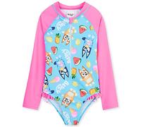 BlueY Badeanzug Mädchen Schwimmanzug Kinder und Kleinkind Einteiliger oder Zweiteiliger Bequemer Swimsuit für Sport Schwimmen Strand (2-3 Jahre, Rosa/Blau)