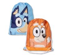 Bluey & Bingo Turnbeutel mit Kordelzug, wendbar, für Schule, Sportschuhe, Schwimmtasche