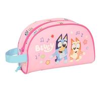 BLUEY Dance Große Kulturtasche für Kinder, anpassbar an den Wagen, ideal für Kinder von 5 bis 14 Jahren, bequem und vielseitig, Qualität und Widerstandsfähigkeit, 26 x 16 x 9 cm