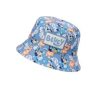BlueY Fischerhut für Jungen, Bingo und Muffin Sommermütze Kinder, Blauer Sonnenhut Junge für den Sommer, Einheitsgröße
