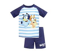 BlueY Jungen-Badeanzug I Kinder-Badeanzug 2-teilig I Schwimmset für Strand und Pool Blau 110
