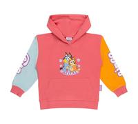 Bluey Kapuzenpullover für Mädchen, offizielles Bingo-Pullover, Kapuzen-Sweatshirt, 100 % Baumwolle, Charakter-Pullover für Kinder im Alter von 2-8 Jahren, Geschenk Fans, mehrfarbig, 6-7 Years