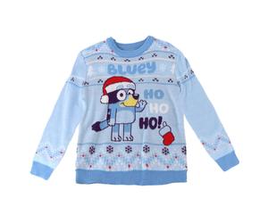 Bluey Kinder Weihnachtspullover - Strick Xmas Sweater / 4 Jahre