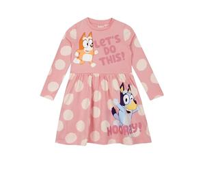 BlueY Kleid Madchen | Bingo Kinderkleidung Kinder | Winterkleid Mädchen | Rosa 98 | Rosa 92
