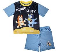 BlueY, Kurzer Pyjama für Jungen oder Mädchen und Bingo, Blau, Alter 18 Monate - 5 Jahre, blau, 2-3 Jahre