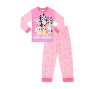 Bluey Langes Pyjama-Set für Mädchen mit Aufschrift "Best Friends", rose, 3-4 Years