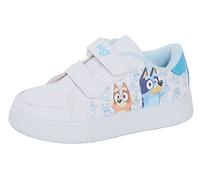 Bluey Leichte und einfach zu befestigende Sneaker für Kinder, Jungen und Mädchen, weiß, 29 EU