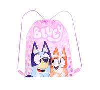 Bluey Mädchen Kordelzugbeutel - Rosa Turnbeutel Rucksack Bingo - Kinder Schule, Tanz, Schwimmen, Sport oder Übernachtung.