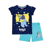 BlueY Mädchen Kurz Schlafanzug Blau 92