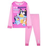 BlueY Mädchen Langes Schlafanzug Pyjama Set - Geschenke für Kinder (Rosa, 2-3 Jahre)