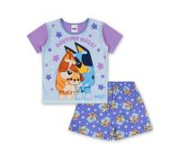 Bluey Mädchen-Schlafanzug und Bingo-Schlafanzug für Mädchen, kurzer Schlafanzug, offizieller Merchandise-Artikel, Flieder, 5-6 Years